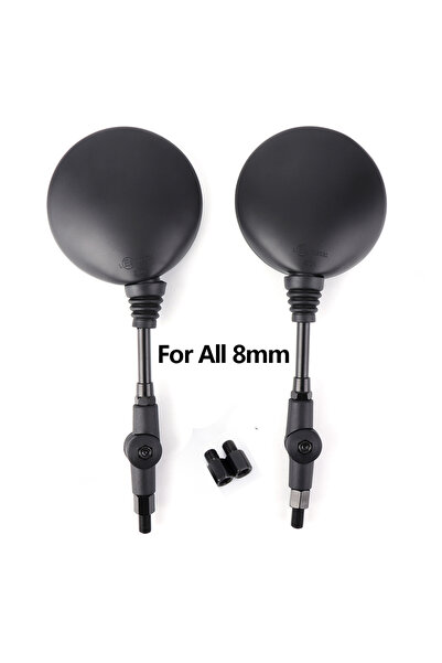 Choice For 8MM Thread 8MM/10MM Retro Rearview Motorcycle Folding Rear View Mi...