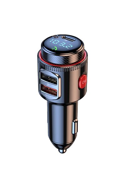 Choice Black New Bluetooth 5.4 Fm Transmitter Car Radio Adapter For Wireless Hands-free Phone Call Mp3 Musi
