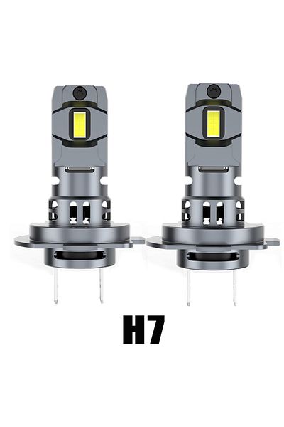 Choice H7 H1 H7 Led 1:1 Size Car Headlight Bulbs Mini Turbo Head Lamp 3570 Csp Chips Wireless H4 Led Auto L