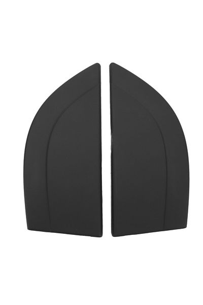 Choice Black 2pcs Rear Door Delta Molding Left Right 838301e000 Replacement For Hyundai Accent 2006‑2010