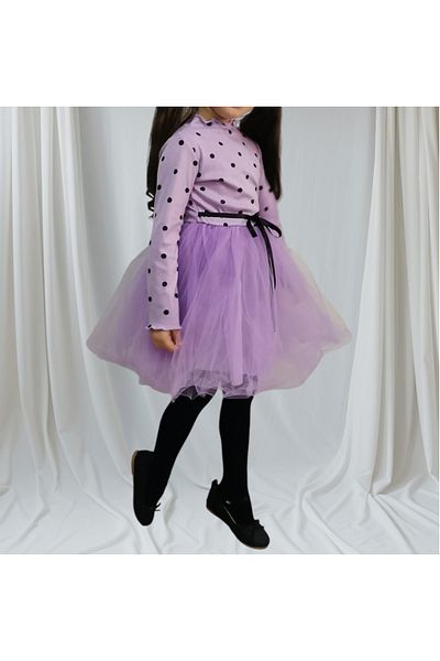 nc gift Bebeluş Fetiţă Copil Buline 4 Sezoane Flexibil Lycra Puffy Tutu Rochie