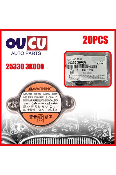 Choice 20pcs New 20pcs 253303k000 1.1 Bar Radiator Cap Assy For Kia Optima Sedona Sorento Soul Radiator Cov