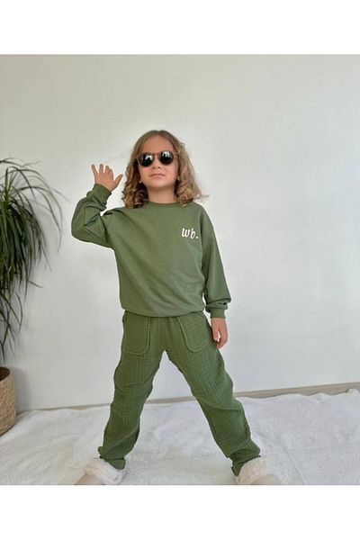 Emilakids Boy's Muslim Sweatshirt Set