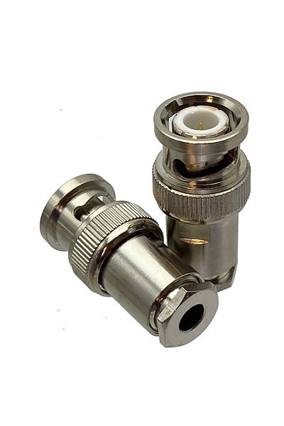 Choice 1Pcs BNC male plug clamp RG58 RG142 LMR195 RG400 Cable RF Coaxial connector Wire Terminals