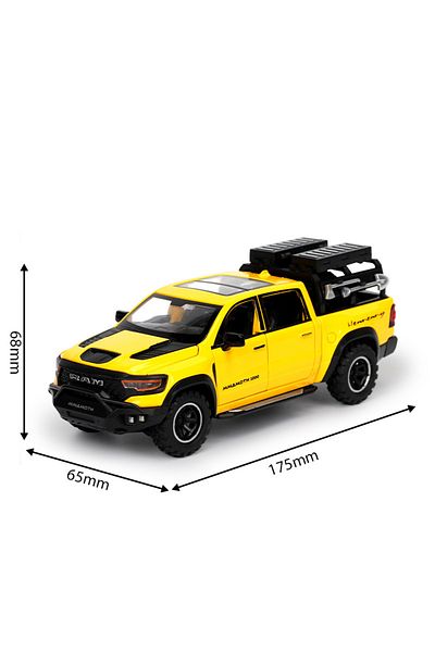 Choice Yellow-no Box 1: 32 Mammoth Pickup Alloy Car Model Diecasts Toy With Sound And Light Vehicles Decora