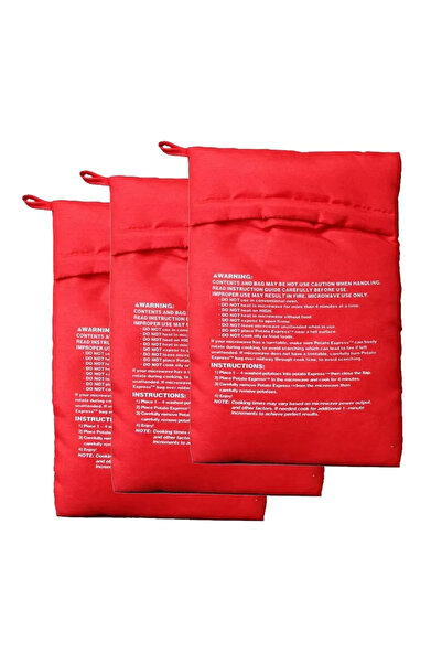 Choice Quantity3pcs Microwave Potato Bag Reusable Express Microwave Potato Co...