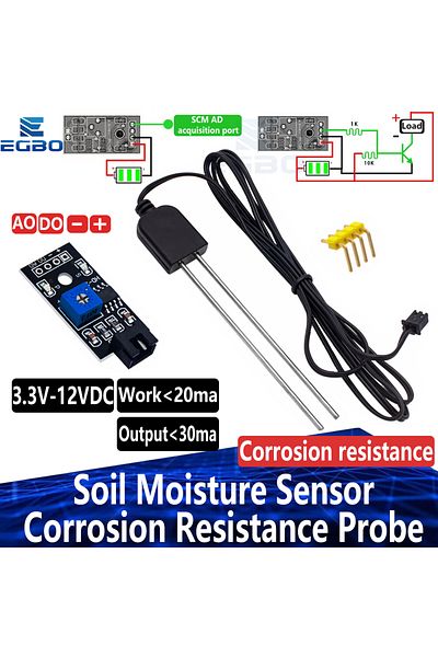 Choice Soil Moisture Sensor and Soil Detector Module Soil Moisture Test Soil Humidity Test Corrosion Res...