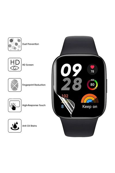 Choice Redmi Watch 3 3PCS 1/3/5PCS Soft Protective Hydrogel Film For Redmi Watch 4 3 Active Screen Protecto
