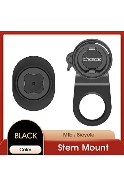 Choice Black Bike Phone Holder,Bicycle Stem Cell Phone Mount,Universal Alumin...