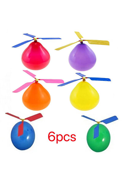 Choice 6 قطع من البالونات الهوائية المروحية لعبة البالونات المضحكة القابلة لل...