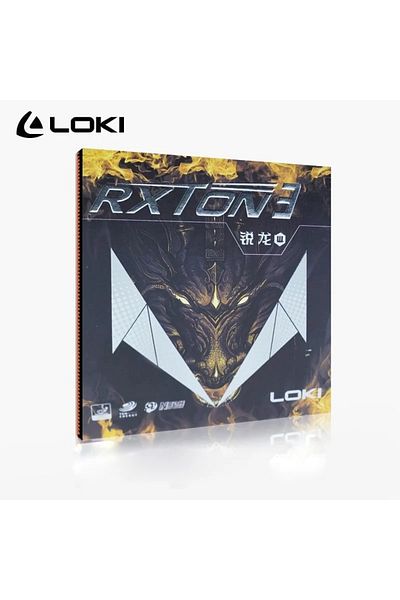 Choice Black 1pc Original LOKI RXTON 3 Sticky Table Tennis Rubber Ping Pong Rubber Sponge Table Tenis Cake