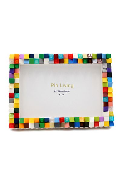 Choice 7 inch DIY children's photo frame building block photo frame creative photo frame setting table