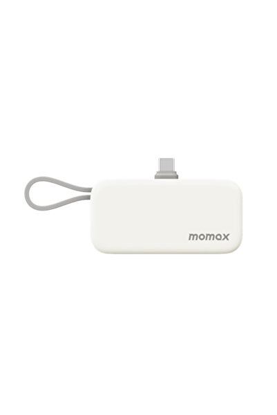 Momax Power Mini 5000mAh 3'ü 1 arada USB-C Gri