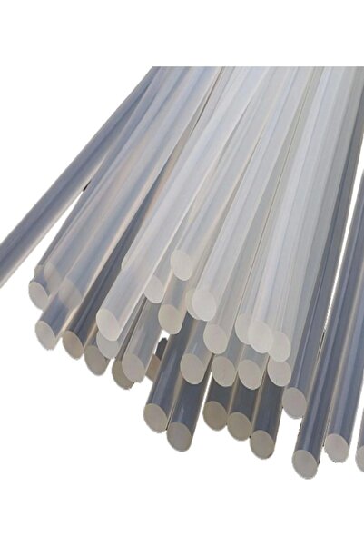 Solid 7mm X 30cm Ince Mum Silikon 20 Adet Ince Silikon Tabancasına Uyumlu