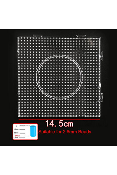 Choice FOR 2.6 MM Beads 2.6mm/5mm Perler Beads Square Pegboard 3D Puzzle Jugu...