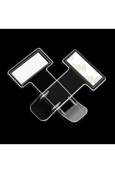 Choice 2pcs Car Vehicle Windscreen Parking Ticket Clip Parking Timed Bus Ticket Holder Windscreen Plastic U