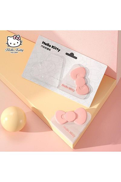 Choice 2pcs Pink Kawaii Genuine Sanrio Car Door Corner Anti-collision Anti-scratch Sticker Hello Kitty Car