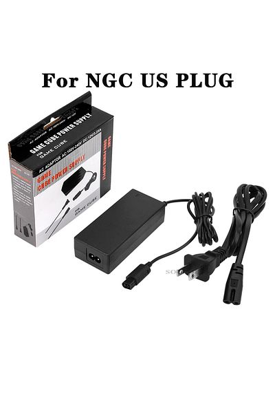 Choice لموصل NGC الأمريكي لشاحن محول التيار المتردد NGC لجهاز نينتندو جيم كيوب N64 محول الطاقة التنظيمي مزود الطاقة