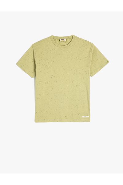 Koton Tricou de bază cu mânecă scurtă din bumbac