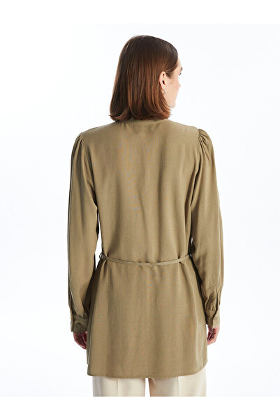 LC Waikiki Lw - Judge Collar Linen Blended Women's Tunic