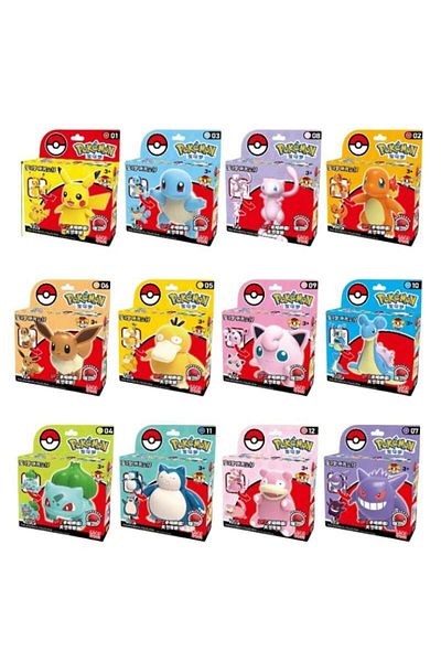 Choice Pokemon Ball Toys Pikachu Assembly Figures Model Pocket Monsters Mew-Two Action Figure Toy Gift