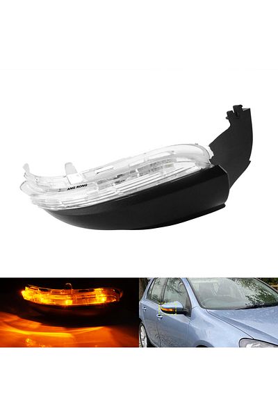 Choice Yellow For Vw Golf 6 Mk6 2009-13 Right Side Led Wing Door Mirror Indicator Signal Light
