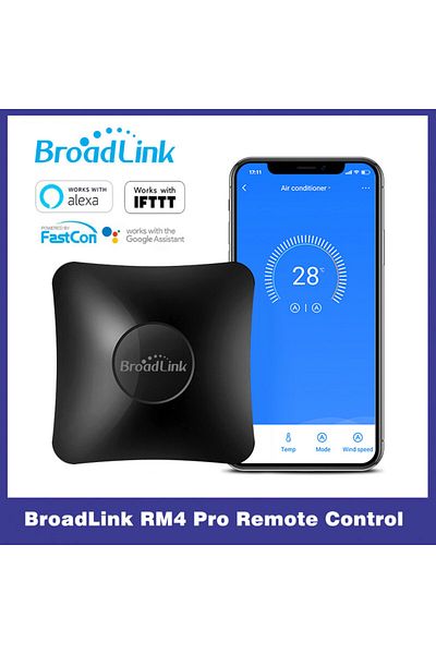 Choice Broadlink RM4 Pro Universele Intelligente Afstandsbediening Smart Home Wifi +IR+ Rf Schakelaar Wo...