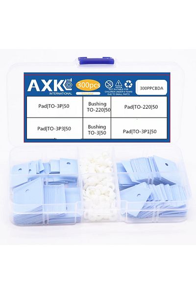 Choice 300pcs/set To-220 To-3 Bushing Transistor Insulation Pads Silicone Heatsink Shim Washer For Lapto...