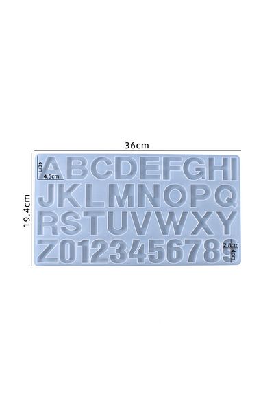 Choice 01 Silicone Alphabet Resin Molds, Digital Alphabet Jewelry, Silicone Resin Molds, Chocolate Alphabet