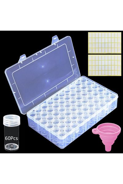Choice Fcu001102 Diamond Painting Art Painting Plastic Storage Box Accessories Bead Box Kit Storage Box Han