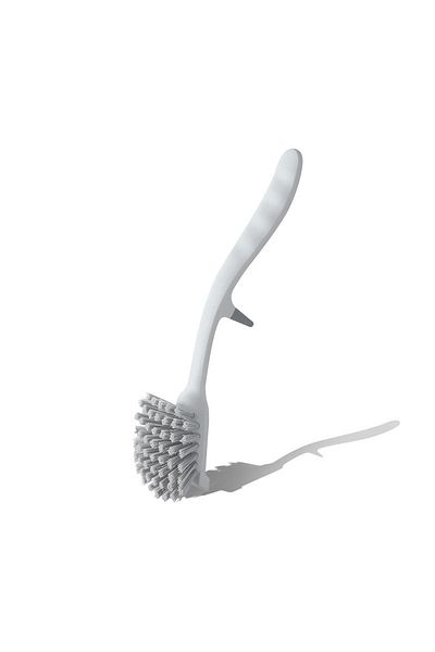 Choice Light Grey Kitchen Long Handle Descaling And Oil Cleaning Brush For Washing Dishes And Pots To Remov