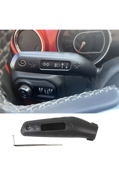 YOCTM Black Turn Signal Lever Extension Blinker Switch Indicator Switch Extension For Jeep Wrangler Jl Gla