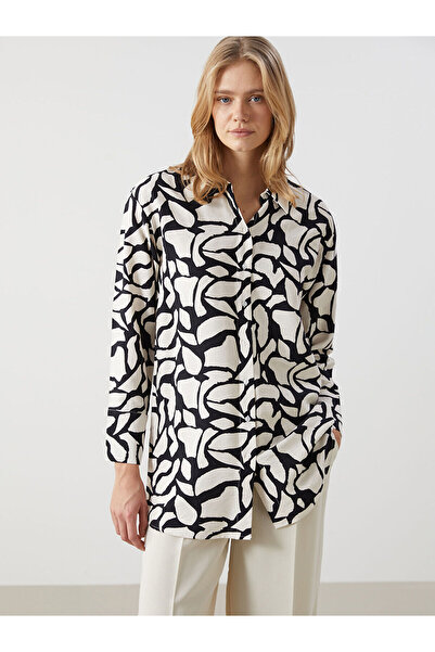 LC Waikiki Tunica cămașă pentru femei cu model Özmarka New Season
