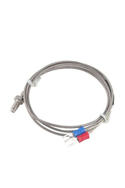 lefavor 2m Wire 1m/2m/3m K Type Temperature Sensor Probe Cable Wire Thermocouple Control Thread M6 Screw Pr