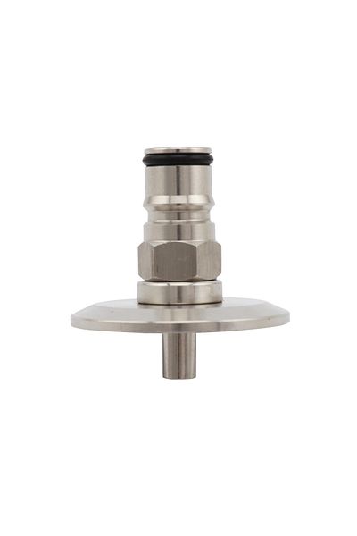 Choice Liquid Homebrew Gas/ Liquid Ball Lock Post 1.5"tri Clamp，ss304 Sanitary Brewer Fitting, 50.5mm Od Fe