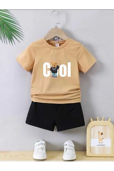 DOCE ELEGANTE Cool Printed Kids Summer Suit