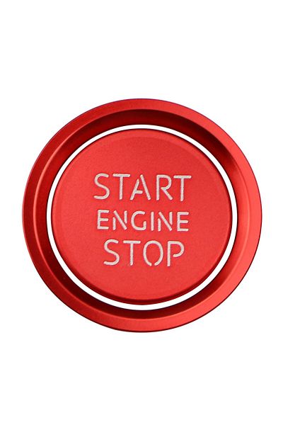 Choice Red Car Stickers For Audi A5 A4 B9 Q5 A6 C7 Q7 A7 A8 Ignition Start Button Stop Button Ring Cover St