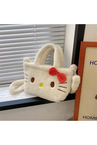 Choice Plushies Sanrio Shoulder Bag Kuromi Handbag My Melody Crossbody Hello Kitty Plush Backpack Makeup...