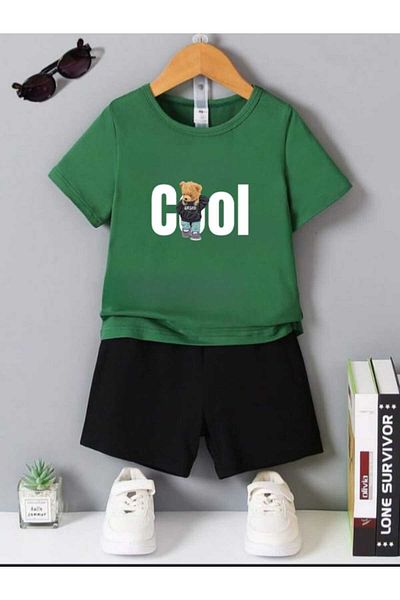 DOCE ELEGANTE Cool Printed Kids Summer Suit