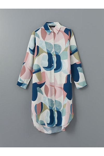 LC Waikiki New Season Patterned Women's Shirt Tunic - S5J563Z8