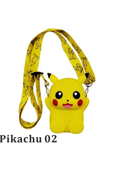Choice 7 Models Pokemon Pikachu Silicone Coin Purse Cartoon Messenger Bag Cute Cartoon Anime Figure Girl...
