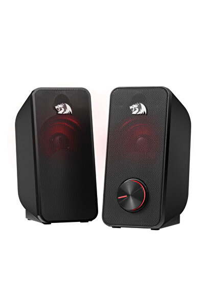 REDRAGON Stentor Gs500 Kırmızı Led Aydınlatmalı 3w X 2 Kablolu 2.0 Stereo Gaming Hoparlör