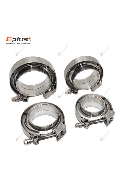 Choice 3 Inch 76mm Eplus Car 304 Stainless Steel Quick Release V Band Clamp Turbo Exhaust Pipe Vband Clamp