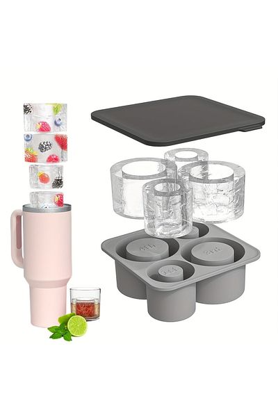 Choice Gray Stanley Ice Grid Mold Stanley Ice Grid Quick Freeze Ice Making Mold Easy To Release 30 40oz