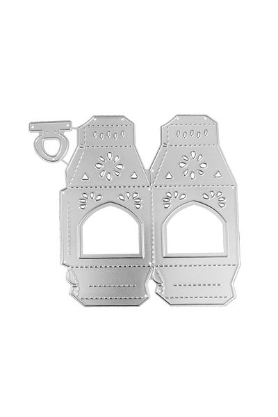 Choice Dc-2431 Dies Metal Cutting Dies Lantern Stencil For Diy Scrapbooking Embossing Paper Cards Decorativ