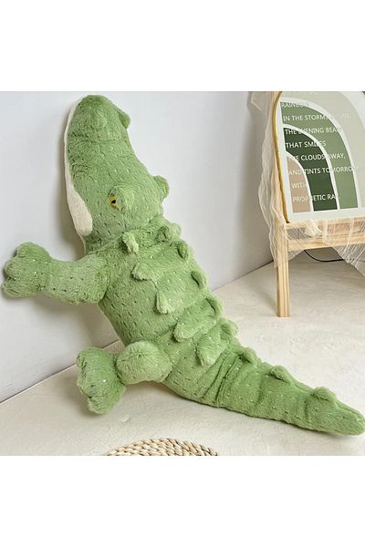 Choice 50cm Green Soft Crocodile Plush Toy Fluffy Full Stuffed Animal Pillow Doll Jungle Green Giant Alliga