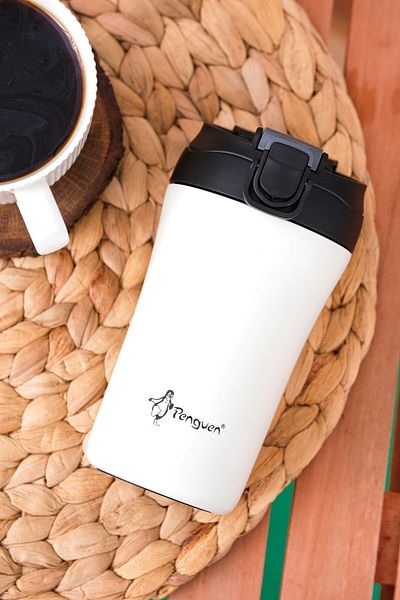 JASPER -3046 White Mug Thermos 400ml