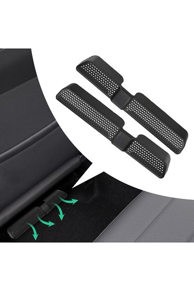 Choice Car Air Outlet Cover Dustproof 2PCS/Set For Skoda Kodiaq 2016 2017 2018 Car-styling Back Seat Und...