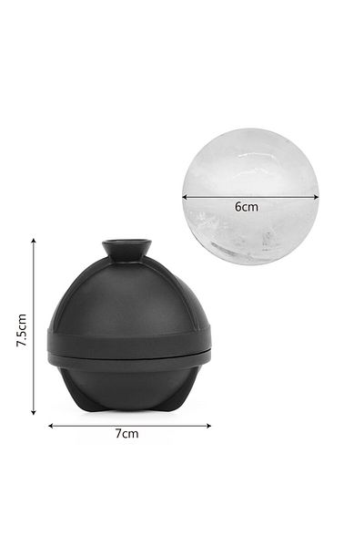 Choice Black 4cm/ 6 Cm Ball Ice Molds Diy Home Bar Party Cocktail Use Sphere Round Ball Ice Cube Makers Kit