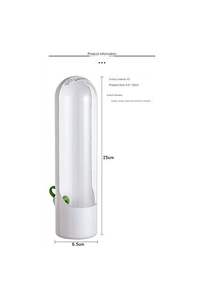 Choice S-1pc Cross-border Vanilla Vegetable Fresh-keeping Box Dust-proof Anti-pressure Environmental Protec